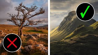 What defines a landscape photo?