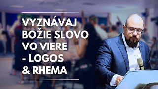 Andrej Šulek - Vyznávaj Božie slovo vo viere - Logos\u0026Rhema  13.11. 2024