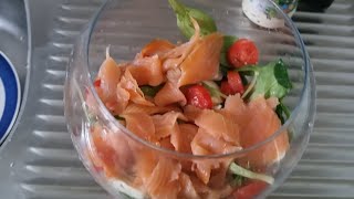 Salata cu Somon afumat si Surimi 🍣🥬🥬(The best Spring Salad )#salat #cooking #cook #fresh