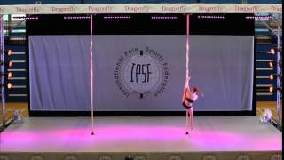 Anais Maillat - 16th - Novice  - World Pole Sports Championships 2015 Finals