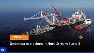 Undersea explosions in Nordstream 1 and 2