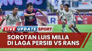 Luis Milla Soroti Performa Persib Bandung yang Hanya Bertahan 60 Menit, Kebobolan 1 Gol Setelahnya