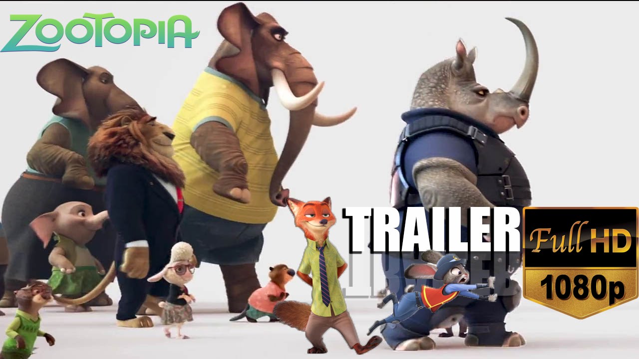 Zootopia Official Trailer 2 (2016)|Disney Animated Movie HD - YouTube