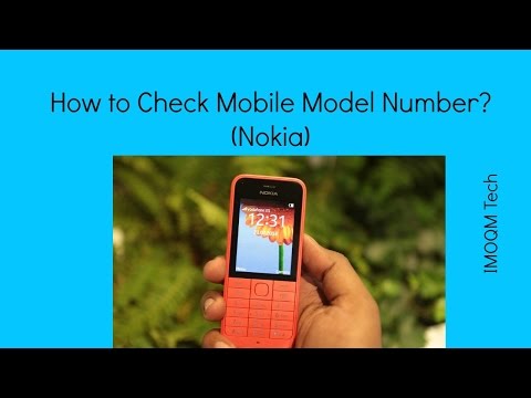 How to Check Mobile Model Number? (Nokia) How to Check Mobile Model Number? (Nokia)
