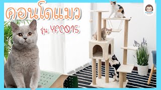 รีวิว ประกอบคอนโดแมว รุ่น YFC0015 | kingkong petshop |