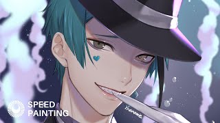 【ツイステ】ジェイド【Speed Painting】