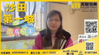 沙田第一城 美聯物業代理 ALICE CHAN 帶你睇荀盤