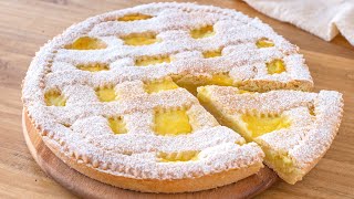 CROSTATA al LIMONE 🍋 con crema pasticcera deliziosa