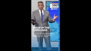 South Carolina Snow Totals Forecast Thursday Night