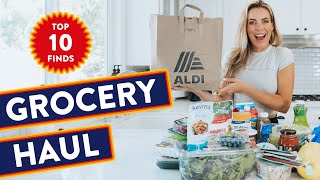 Top 10 HEALTHY Groceries to Buy at ALDI | weekly haul + grocery list