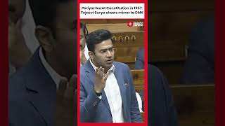 “Periyar burnt Constitution in 1957” Tejasvi Surya blasts DMK over ‘constitutional morality’ claim