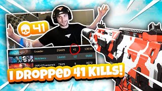 I DROPPED 41 KILLS IN WARZONE! Ft. NICKMERCS \u0026 TrainWrecksTV