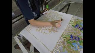 Making of Batik Hand drawn Table Mat (Custom Order) | Jadi Batek