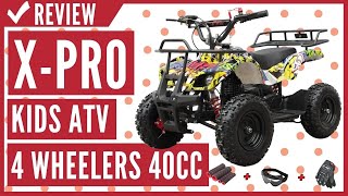 X-PRO Kids ATV 4 Wheelers 40cc ATV Quads Kids Quad Review