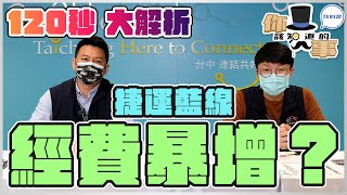 【你該知道的事！】中捷藍線預算暴增？原來以前沒編這一筆費用！