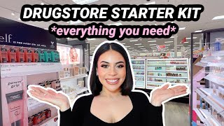 Drugstore Starter Kit For Beginners ✨ Everything YOU NEED! (best affordable makeup)