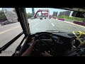 driving bus in china.【lanzhou public transportation no.86】guangtong electric bus pov在兰州驾驶广通纯电动86路公交车