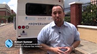 ANGA's Robert Sumner introduces natural gas buses at RNC 2012