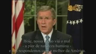 Discurso de George W. Bush sobre as torres gêmeas (legendado)