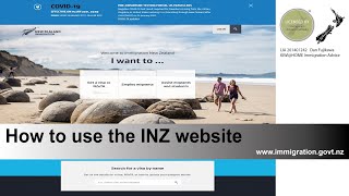 How to use the INZ website