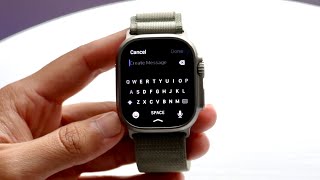 How To Use Swipe Keyboard On Apple Watch Ultra 2!