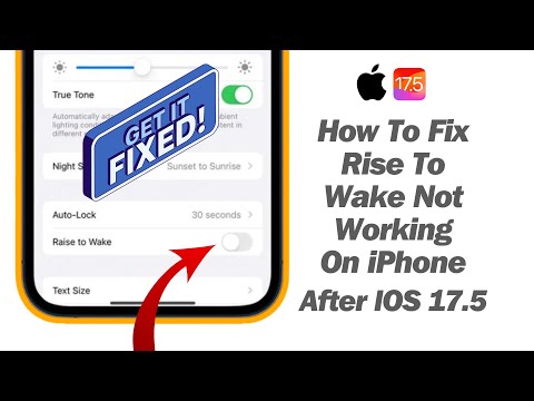 How to Fix “RISE TO WAKE” Not Working on iPhone after New IOS Update! 2024