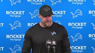 Full press conference: Lions coach Dan Campbell after loss to Washington