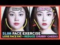 🥇BEST FACE EXERCISES TO LOSE FACE FAT FAST + REDUCE CHUBBY CHEEKS + GET A SLIM FACE IN 10 DAYS