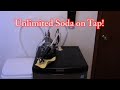 Unlimited Cold Carbonated Soda on Tap DIY Kegerator!