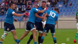 #worldrugbyU20s ირლანდია - იტალია. პირველი ტაიმი 3:15 / Ire vs Ita