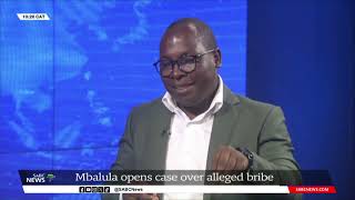 Mbalula opens a criminal case over bribery allegations