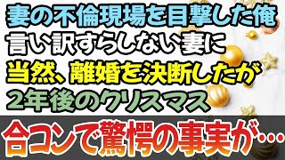 【感動する話】妻の不倫現場を目撃した俺。言い訳すらしない妻に当然、離婚を決断したが→2年後のクリスマス、元妻の妹と偶然再会した合コンで驚愕の事実が…【泣ける話】