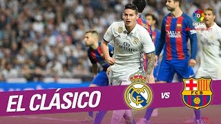 El Clásico - Gol de James (2-2) Real Madrid vs FC Barcelona