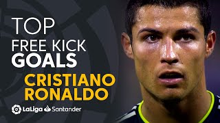 BEST FREE KICK GOALS Cristiano Ronaldo LaLiga Santander