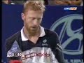 boris becker made 5 aces in a row