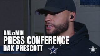 Dak Prescott Postgame Week 8 | #DALvsMIN | Dallas Cowboys 2021