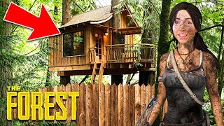 BUILDING OUR NEW BASE!! (The Forest)