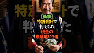 【衝撃】特別会計で判明した税金の無駄遣い3選 #特別会計 #税金 #財務省