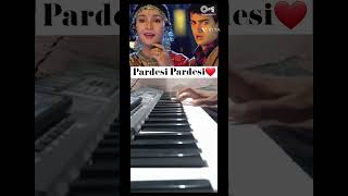 Pardesi pardesi Song Piano Cover 🎹 #viral #shorts
