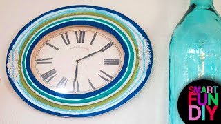 How to Paint an Ugly Wall Clock boho