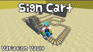 Minecraft Bukkit Plugin - Sign Cart - Auto moving Minecarts That disappear after use!