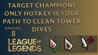 Tips/Tricks 8: Target Champions Only Hotkey is your path to clean tower dives.