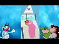 oggy upgrading noob slime to devil slime in clash of slime game