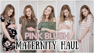 Maternity Try On Haul // Pink Blush Maternity