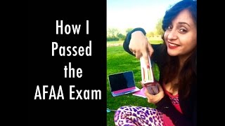 VLOG #4 How to pass the AFAA exam