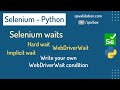 Synchronisation | selenium waits in python | create your own WebDriverWait condition