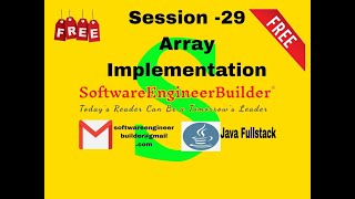 #29 Session -29#course #Core Java || FullStack # Array# Array Creation#Example#Implementation