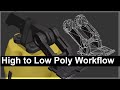 Max Easiest High to Low Poly Workflow