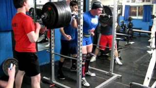 Mike MacDonald squats 105kg IPF lifter