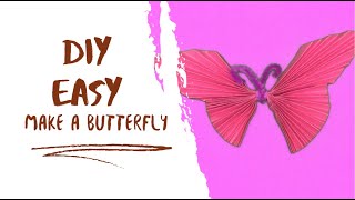 How to Fold a Butterfly from Paper in 5 Easy Steps